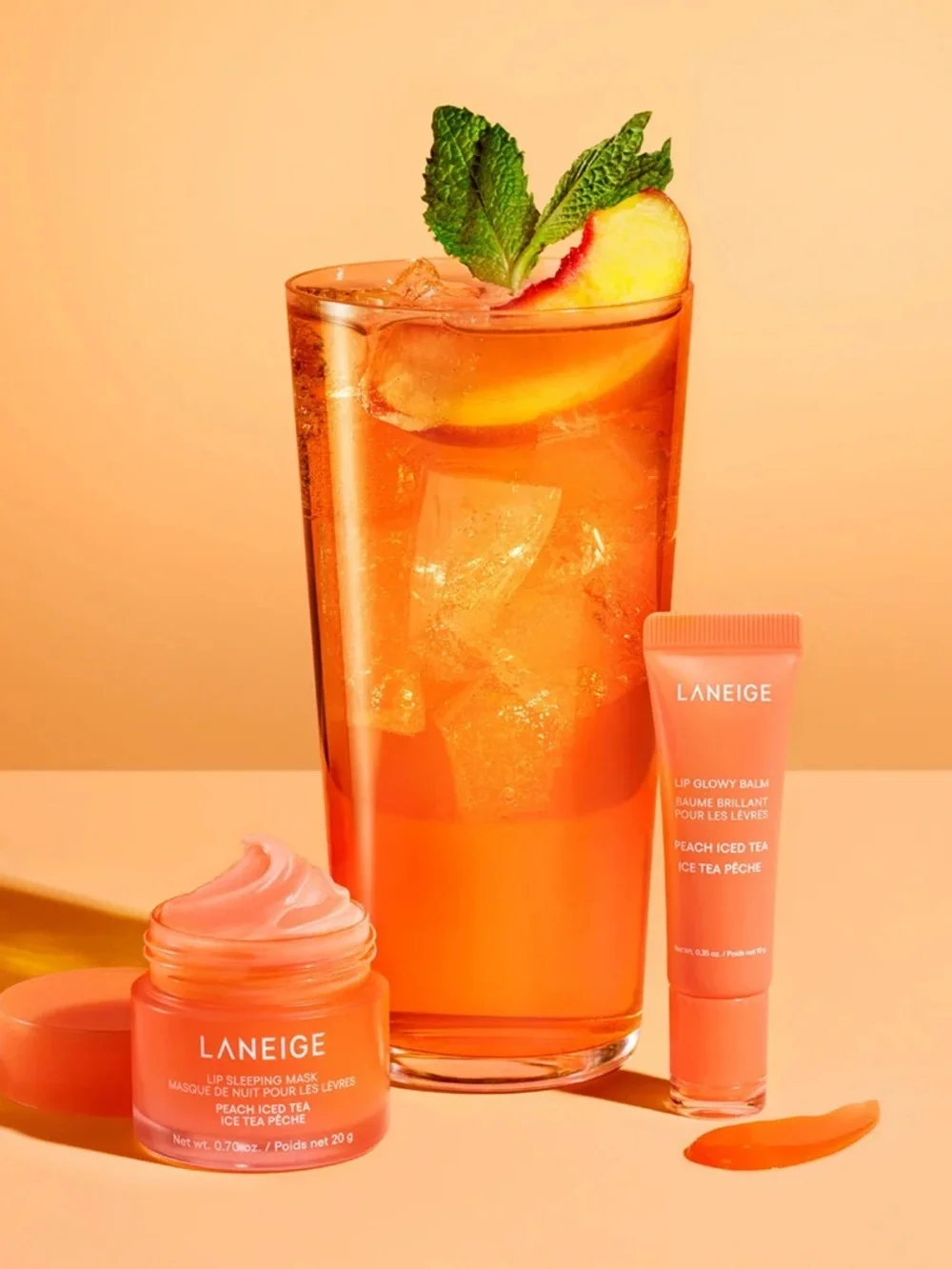 LANEIGE Lip Sleeping Mask in Peach Iced Tea, BNIB!